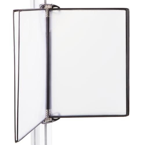 Tarifold Magnetic Wall Mount Reference System, 5 Pockets, Black