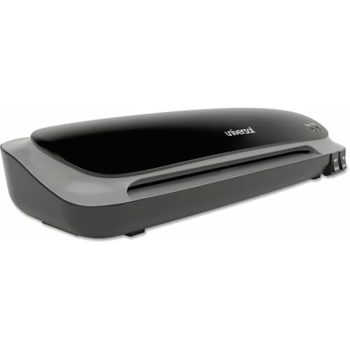 Universal Deluxe Desktop Laminator, Two Rollers, 9" Max Document Width, 5 mil Max Document Thickness