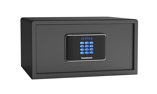 ExecutiveSafe AXS-5 Large Digital Laptop Safe. Dorm Room Safe For Laptop