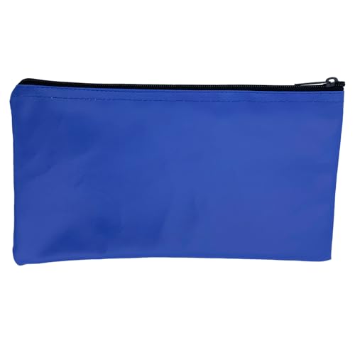 Huron Zipper Money Cash Bag Holder Pouch 6x11 (6/24/96/300 pcs) (96)