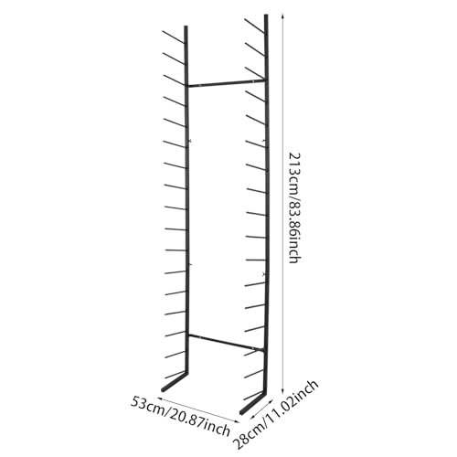 Wall File Organizer - Large Capacity Hanging Wall Organizer for Office & Home, Metal Wall Mount File Holder, Holds Letter/A4/Legal Size Documents