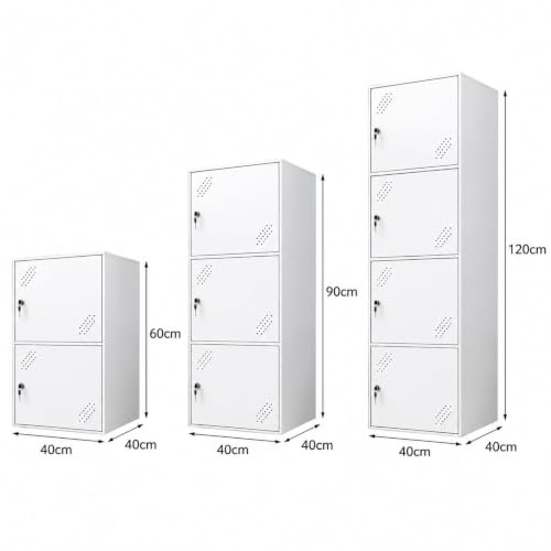 NABOOJ Vertical File Cabinets Door, Metal Filing Cabinet Storage Locker