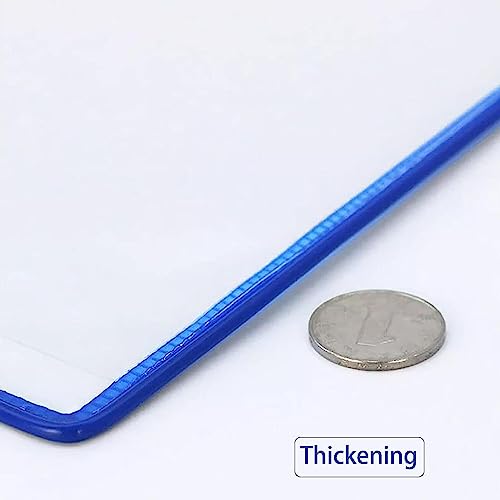 QTNLFCKVZ A4 wall mounted document holder, A4 Wall Hanging Display Book, 10 Pockets Presentation Project Folder for Files(Geel)