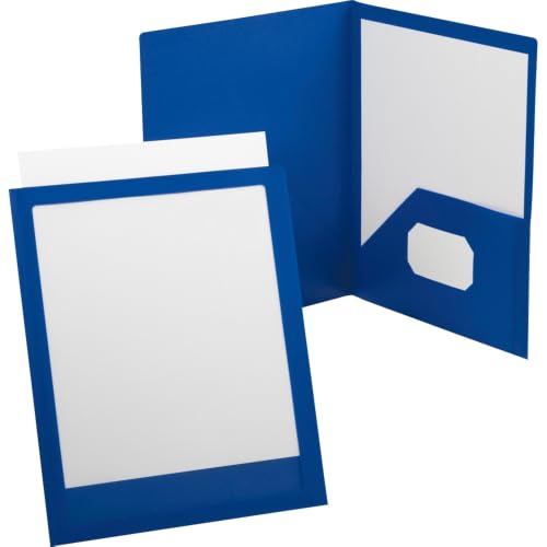 Oxford ViewFolio Framed Twin Pocket Window Portfolio 25 EA/BX