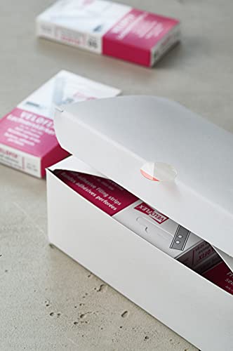 VELOFLEX 2010400 Velocill Sealing Tags, Diameter: 25 mm, Strong Adhesive, one-Sided Adhesive, Removable, Reusable, 1 roll