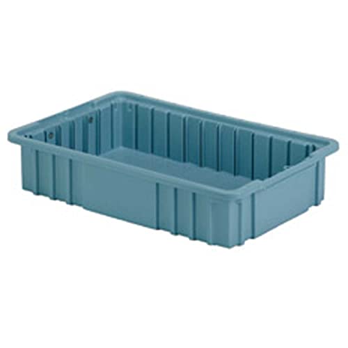 LEWISBINS Divider Box NDC2035 16-1/2 X 10-7/8 X 3-1/2, Light Blue, PK8