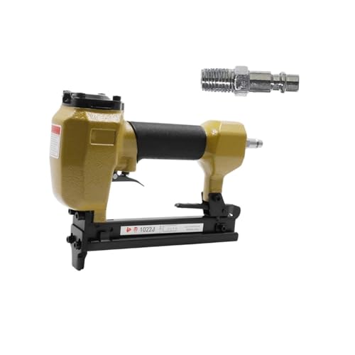 Professional Pneumatic Upholstery Stapler Pneumatic Upholstery Stapler 20Ga 1022J Air Nailer 10-22mm Length Staples Floor Roofing Framing Nail Gun