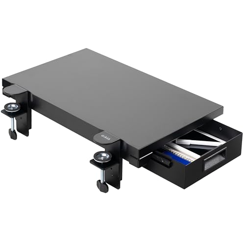 VIVO Black Clamp-on 24 x 14 in Desk Extender, DESK-EXT24D