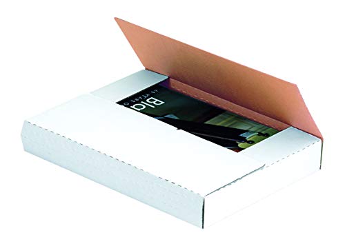 BOX USA Mailer Boxes Medium 11 1/8"L x 8 5/8"W x 2"H 50-Pack - Corrugated Cardboard Box for Shipping, Moving, Mailing, Packing, Packaging and Storage