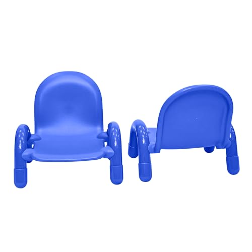 Children’s Factory Baseline 5" Child Chair, Royal Blue, 2 Pack, Stackable Ergonomic Seating Solution for Classrooms and Homeschools
