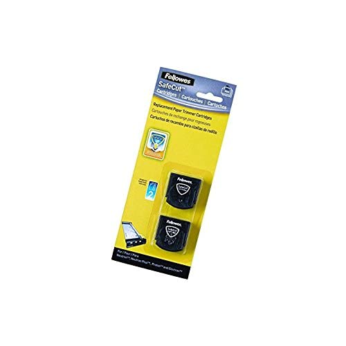 Fellowes 2 x Straight Cut Replacement Blades for Neutron, Neutron Plus, Electron and Proton Paper Trimmers