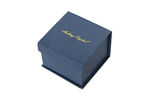 Amlong Crystal Football Paperweight 3.5 inch Width with Gift Box