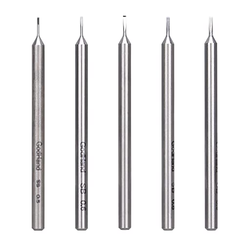 GodHand GH-SB-05-09 Spin Blade, 0.02 - 0.04 inches (0.5 - 0.9 mm), Hobby Tool