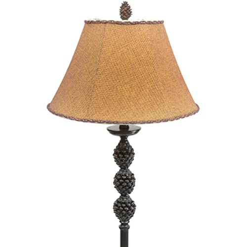 BLACK FOREST DECOR Rustic Lodge Floor Lamp 16" Dia.x60 H