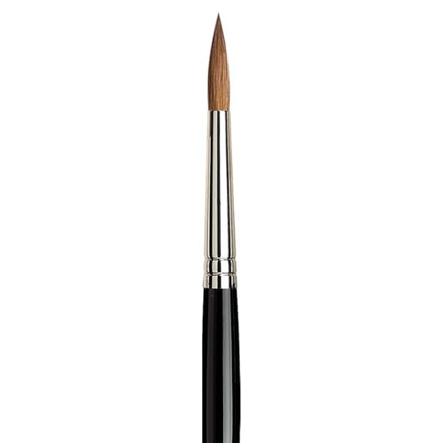 da Vinci Watercolor Series 10 Maestro Paint Brush, Round Kolinsky Red Sable, Size 7