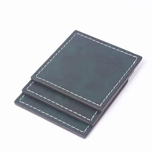 Leather Desk Set-Desk Office Accessories-Office Organizer- Home Office Accessories - Desk Supplies - Desk Storage Organizer -Desk Pad-Storage-9 Pieces -9 PCS (Green)