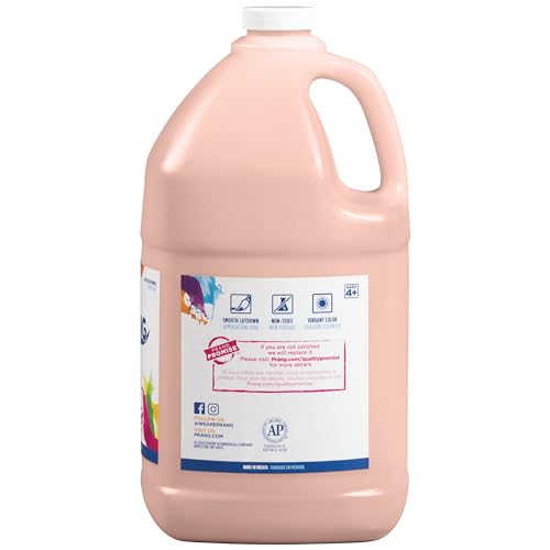 Prang Ready-to-Use Tempera Paint, Peach, 1 Gal., 1 Count