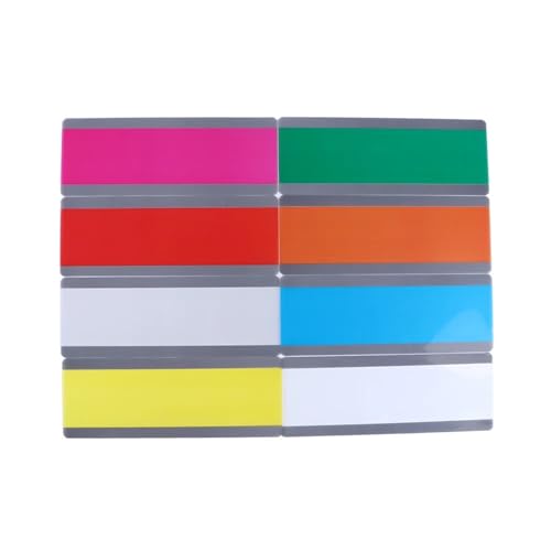 Reading Guide Strips 48-Pack Transparent Reading Guide Strips, Highlight Bookmarks for Tracking(Large)