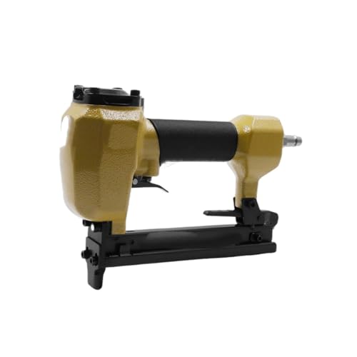 LPXDS Pneumatic staple gun,Oil-Free Pneumatic Staple Gun 20Ga Pneumatic Stapler 1022J 11.2mm Wire 0.6X1.2mm 10-22mm Stapler Stapler Air Nailer Sofa Air Stapler(Color:1022J AP)