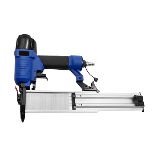 Oil-Free Pneumatic Staple Gun Heavy-Duty Stapler 18 Gauge Pneumatic Construction Stapler F50B for Upholstery Furniture Woodworking Tool