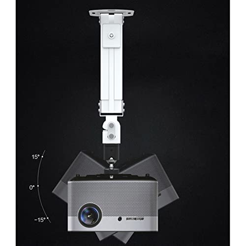 Projector Mount Bracket Projector Rack Home Heavy-Duty Thickened and Thick Wall-Mounted Projector Shelf Living Room Conference Room 360° Rotating Projector Stand Projector Stand (Color : Black)