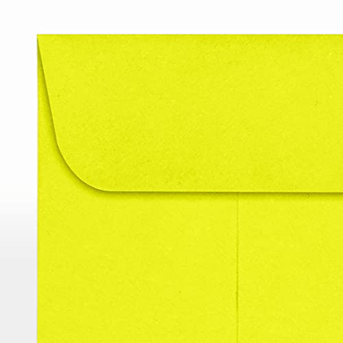 LUXPaper #1 Coin Envelopes | 2 1/4" x 3 1/2" | Citrus Yellow | 80lb. Text | 1,000 Qty