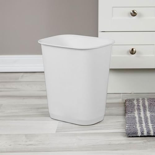 Sterilite Rectangular Wastebasket 3 Gallon, White, 16 Pack