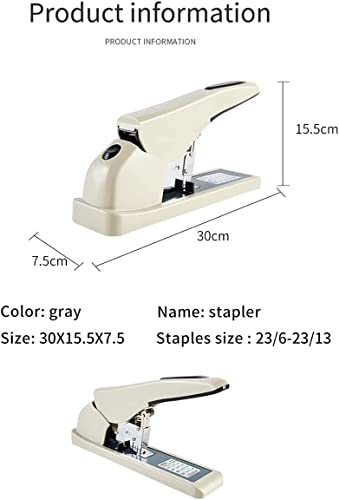 fhda Desk Staplers Large Heavy Duty Thickened Desk Staplers Handheld Push Stapler Labor Saving Desktop Stapler for Office Supplies Student Stationery Portable Desktop Staplers Home Office Supplies