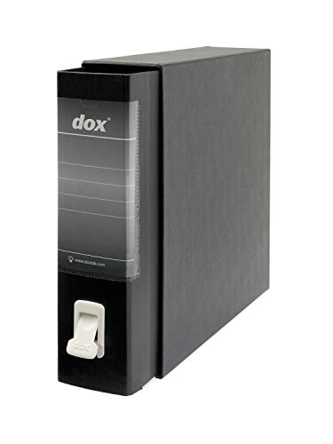 Esselte DOX 1 Class Box Lever Arch File, A4. Black, Pack of 6