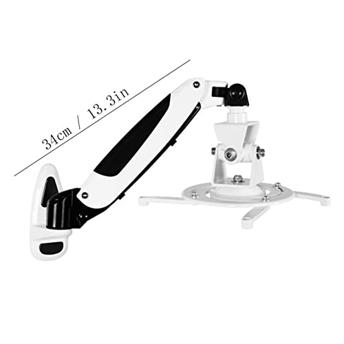 Projector Stand Projector Rack Home Wall-Mounted Projector Shelf Living Room Conference Room Telescopic Ceiling Rotating Projector Stand Projector Mount ( 1)