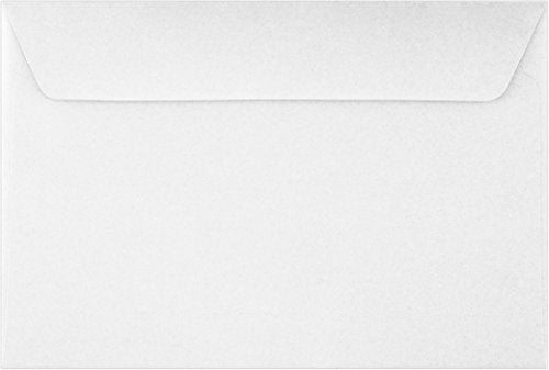 LUXPaper 6 x 9 Booklet Envelopes | White | 24lb. Text | 30% Recycled | 250 Qty