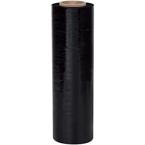 Aviditi 18" x 1500' Opaque Hand Stretch Film, Clear, 80 Gauge, for Protecting Packages During Shipping and Storage, 4 Rolls