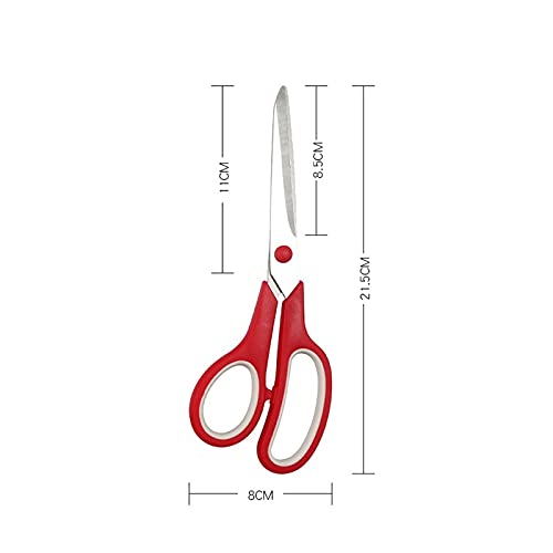 DSWMY Craft Scissors, Craft Scissors with Comfort Grip Handle Stainless Steel Tailor Embroidery for Leather Fabric DIY Sewing Tools