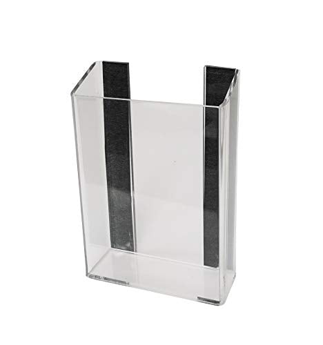 FixtureDisplays® 8.75" x 9.0" x 11.0" Acrylic Ballot Box with 8.5 x 11 Sign Holder Side Pocket-Black 19229