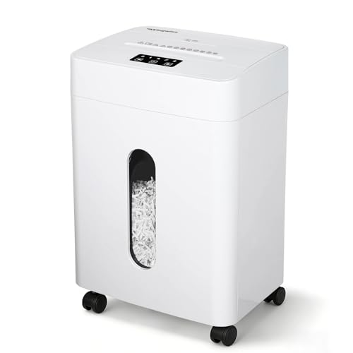 Wingwise Ultra Low Noise 42dB Paper Shredder for Home Office White