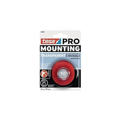 tesa Mounting PRO Transparent 66965-00001-00 Transparent mounting Tape (L x W) 5 m x 19 mm 1 pc(s)