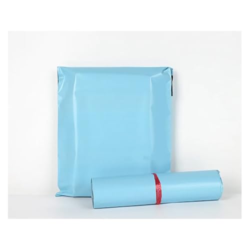 YINUK 50pcs Blue Degradable Mailer Bag Package Envelope Self Adhesive Poly Courier Packaging Bag Parcel Storage Organizer(50x60cm)