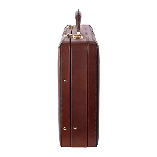TURNER, Leather 4.5" Expandable Attaché Briefcase
