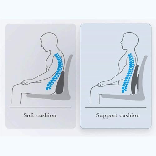 EZLQGBWKPDT The best automotive waist support cushion for home design studios! Back pillow for the lower back of the car seat,red