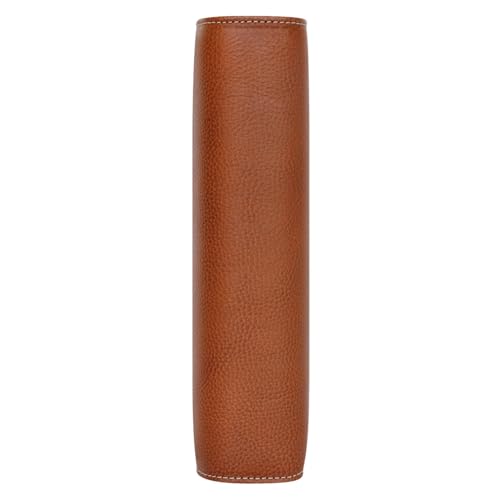 FranklinCovey - Vintage Aurora Ring-Bound Binder for FranklinCovey Planners | Leather - Strap Binder (Classic, Chestnut)