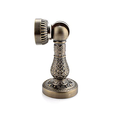 ZSRUIKJN Bronze Retro Zinc Alloy Magnetic Door Stop Stopper Holder Catch Floor Fitting with Screws for Family Home Etc