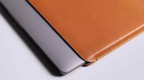 Harber London - Slim Leather MacBook Sleeve Case | Compatible with MacBook Pro 14" (M1-2021 / M2-M3 2023 / M4-2024 / M5-2025 / M5 Pro & M5 Max-2026) - NEW | Navy Colour