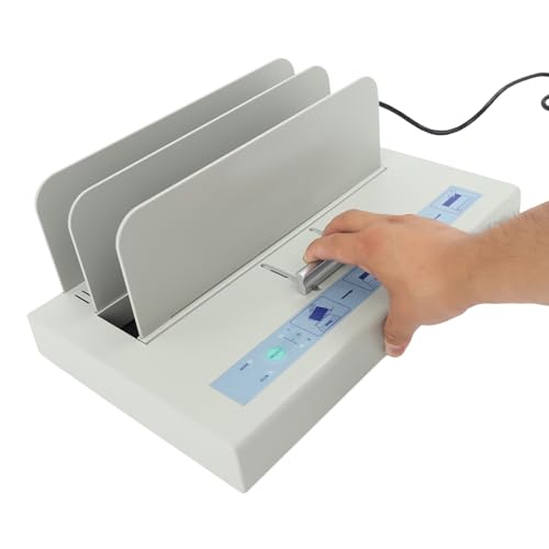 Thermal Binding Machine,110V Hot Glue Binding Machine, Electric Book Binder A4 Document Contract Heat Binder, Max 50mm Binding Thickness for Copy Stores, Homes