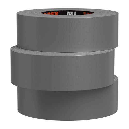 T-REX Tape Heavy Duty Duct Tape, 1.88 in x 30 Yds, Gunmetal Gray, 3 Pack