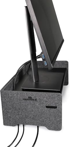 Durable Effect Laptop Stand, Height-Adjustable Monitor Desk Riser