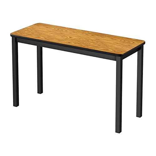 Correll Thermal Fused Laminate Lab Table with Medium Oak Finish LT2472TF-06