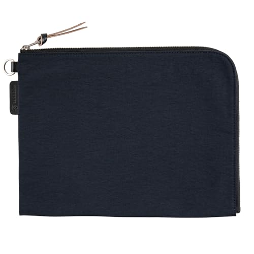 ほぼ日 Hobonichi Techo Planner Accessory Tragen Flat Pouch for A5 Size (Black)