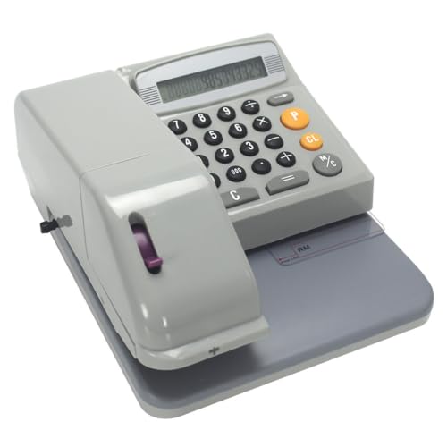 Multi‑Currency Check Writer Machine, Check Printer for 16‑Country Cheques