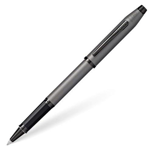 Cross Century II Gunmetal Gray Rollerball Pen, Medium Point, Black Ink
