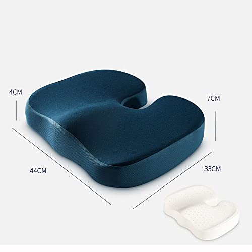 XARONF Latex Seat Cushion for Office Chair, Office Chair Seat Cushion for Desk Chairs, Sciatica Car Seat Cushion